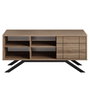 Hanah Home Soporte para TV Negro y Nogal
